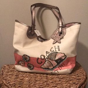 Coach Beach Shell Motif Purse